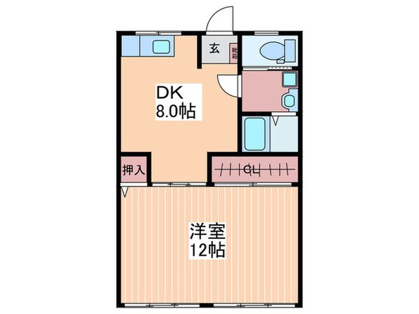 西村ビルの物件間取画像